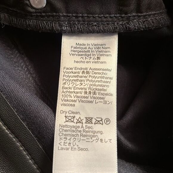 J Crew women’s High-rise bootcut pant in faux leather black Size 30 NWT - Picture 9 of 9